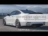 Remark Cat-Back Exhaust Stainless Tip Cover - BMW M3/M4 F80/F82/F83 14-19
