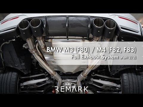 Remark Cat-Back Exhaust Stainless Tip Cover - BMW M3/M4 F80/F82/F83 14-19