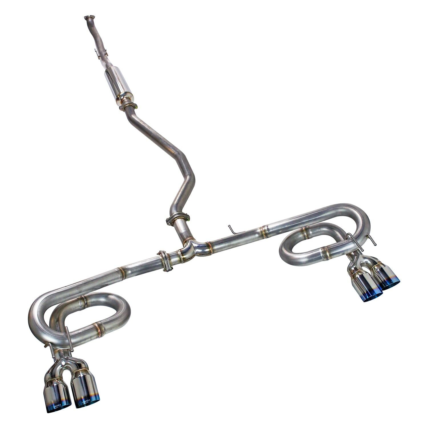 Remark Cat-Back Exhaust Burnt Stainless Tip - Honda Civic Sport Hatchback FL2 22+ (RK-C4063H-10T) - Remark - Revzone