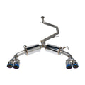 Remark Cat-Back Exhaust Burnt Stainless Tip (Quad Style) - Toyota Corolla Hatchback E210 19-22 (RK-C4063T-01P) - Remark - Revzone