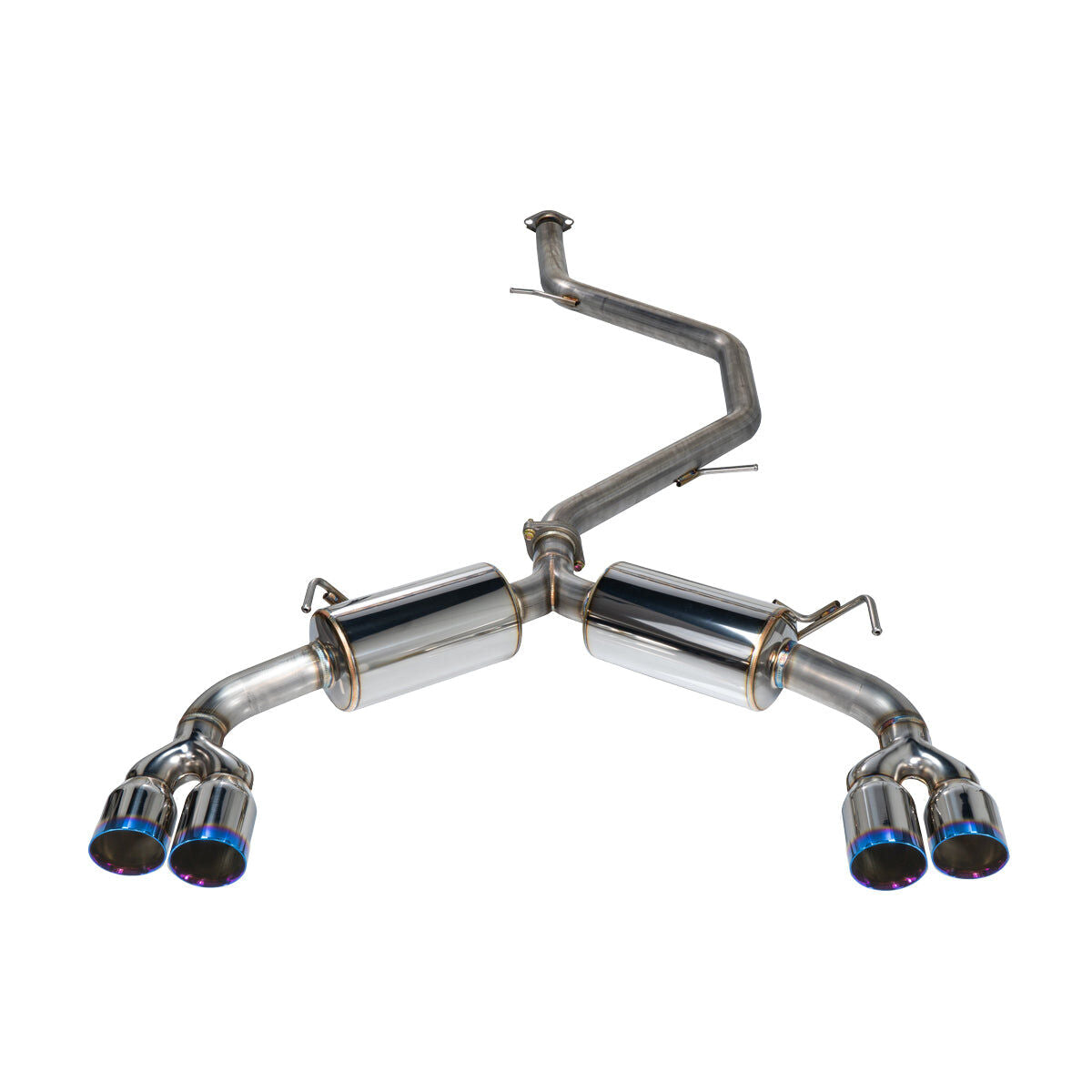 Remark Cat-Back Exhaust Burnt Stainless Tip (Quad Style) - Toyota Corolla Hatchback E210 19-22 (RK-C4063T-01P) - Remark - Revzone
