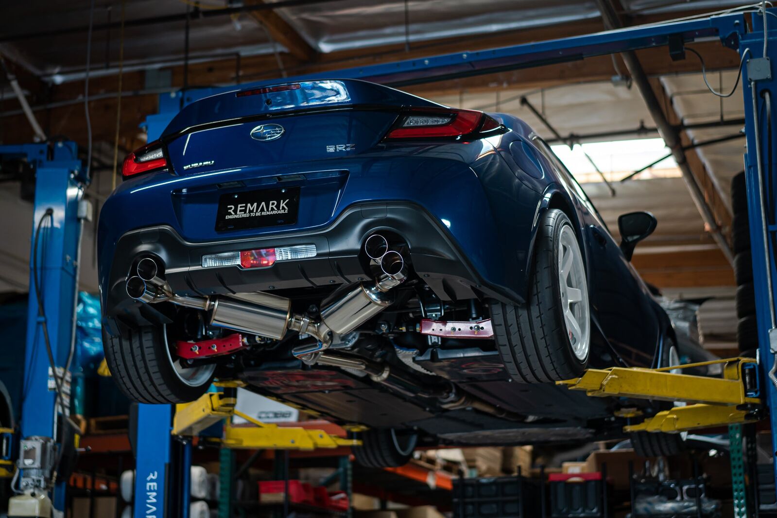 Remark Cat-Back Exhaust Sports Touring Quad Burnt Stainless Steel Tip - Subaru BRZ / Toyota 86/GR86 12+