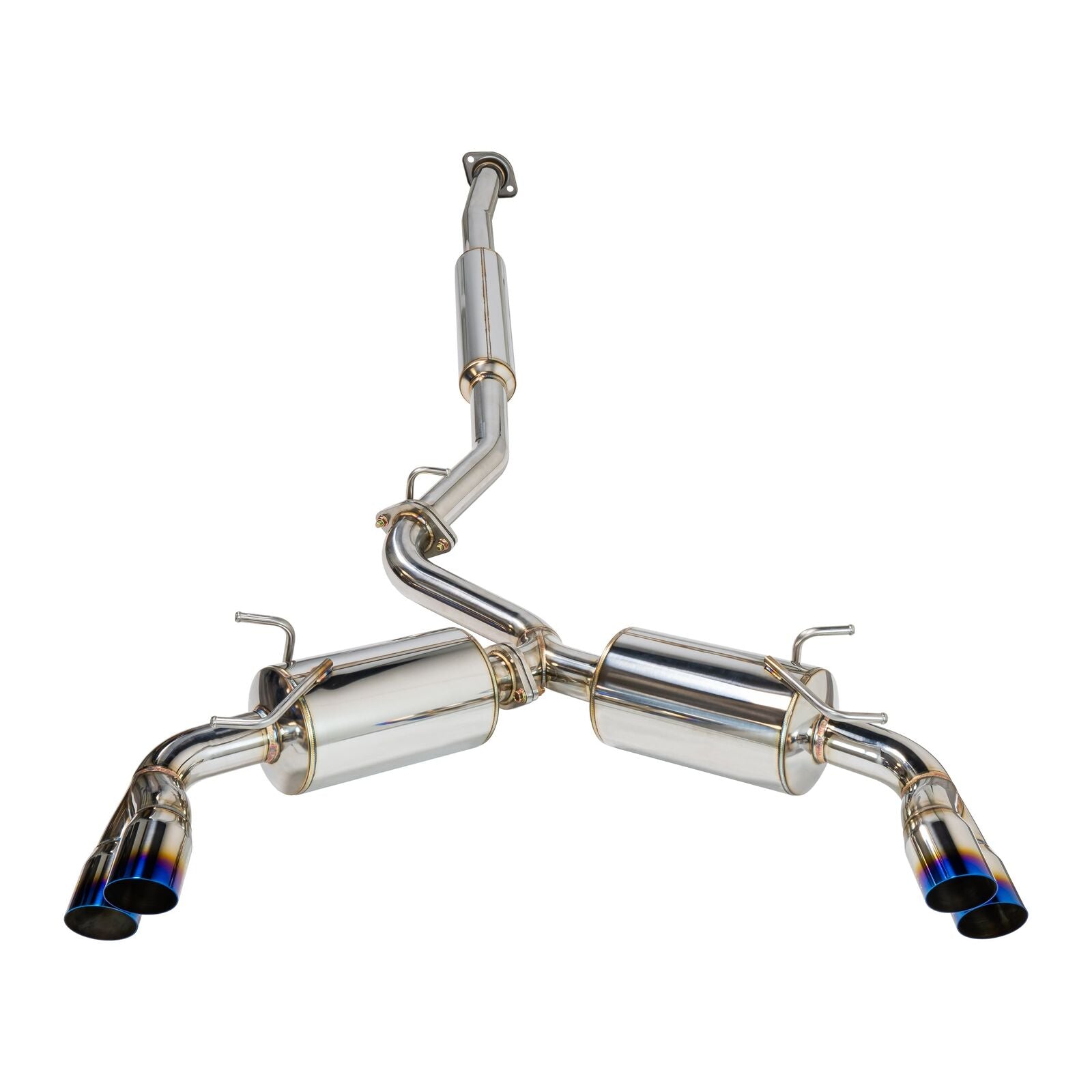 Remark Cat-Back Exhaust Sports Touring Quad Burnt Stainless Steel Tip - Subaru BRZ / Toyota 86/GR86 12+