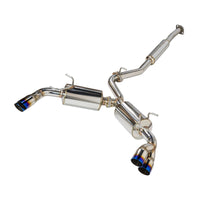 Remark Cat-Back Exhaust Sports Touring Quad Burnt Stainless Steel Tip - Subaru BRZ / Toyota 86/GR86 12+ (RK-C4063T-04T) - Remark - Revzone