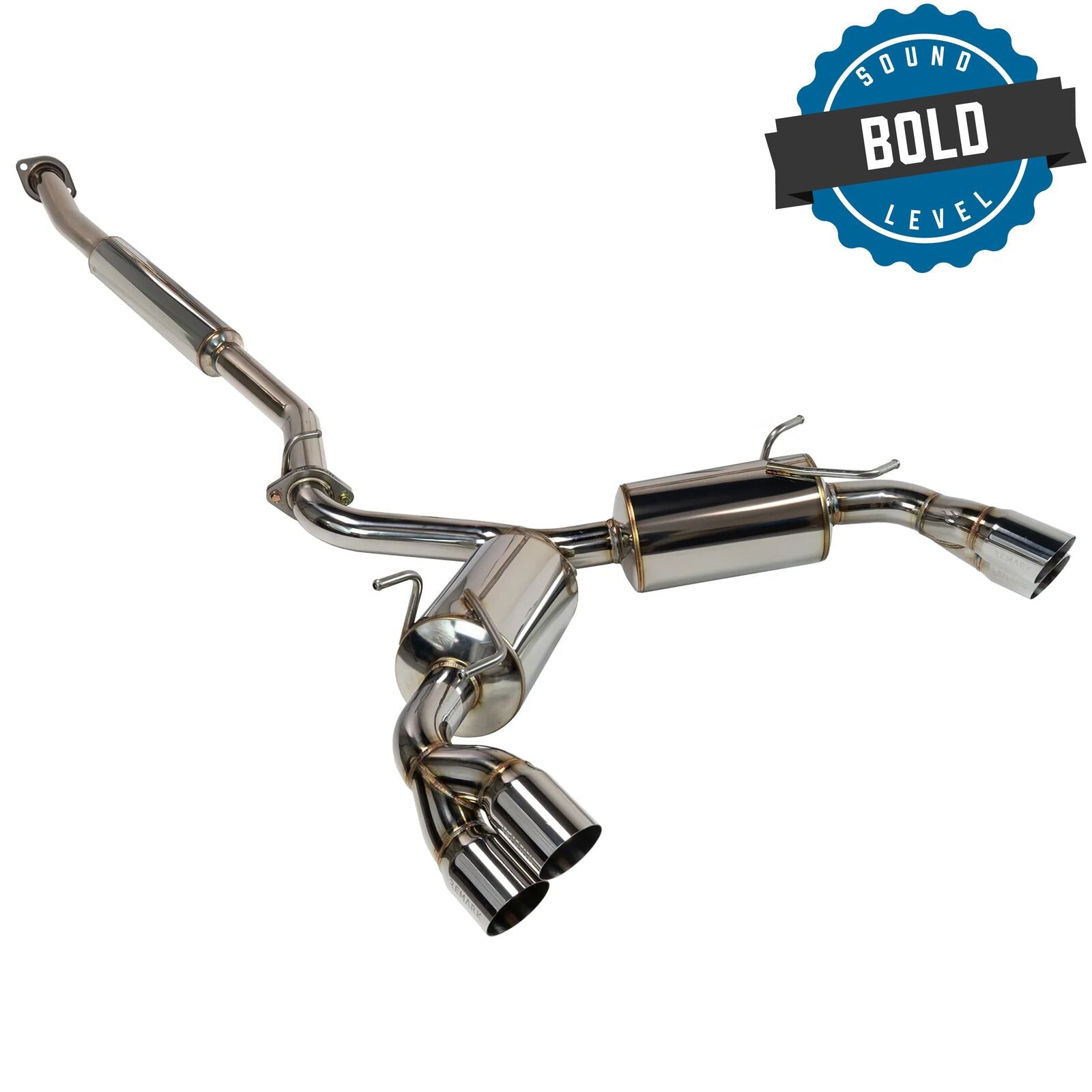 Remark Cat-Back Exhaust Sports Touring Quad Stainless Steel Tip - Subaru BRZ / Toyota 86/GR86 12+ (RK-C4063T-04) - Remark - Revzone