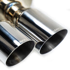 Remark Cat-Back Exhaust Stainless Single 4" Quad Tips (Resonated) - Subaru WRX/WRX STI VA 15-21