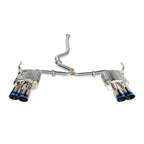 Remark Cat-Back Exhaust Burnt Stainless 4" Quad Tips (Resonated) - Subaru WRX/WRX STI VA 15-21