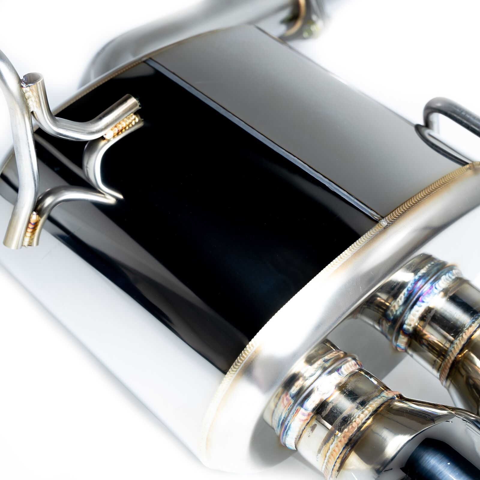 Remark Cat-Back Exhaust Burnt Stainless 4" Quad Tips (Resonated) - Subaru WRX/WRX STI VA 15-21