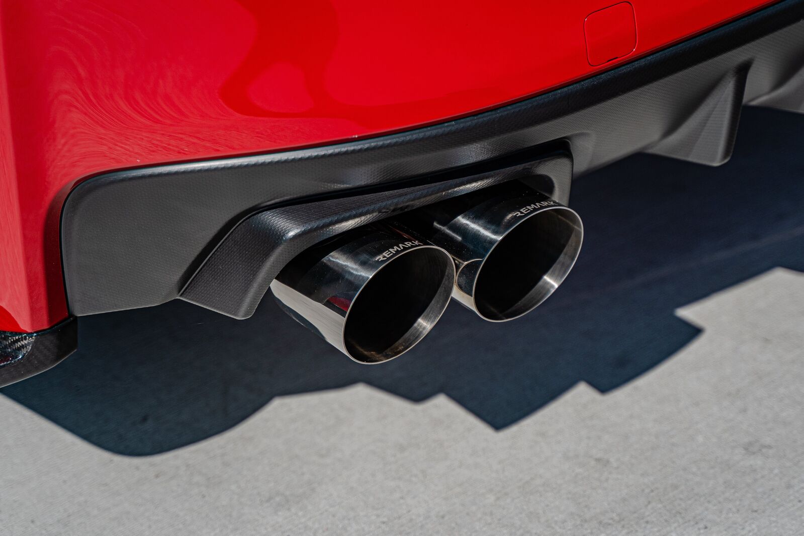 Remark Cat-Back Exhaust Burnt Stainless 4" Quad Tips (Resonated) - Subaru WRX/WRX STI VA 15-21