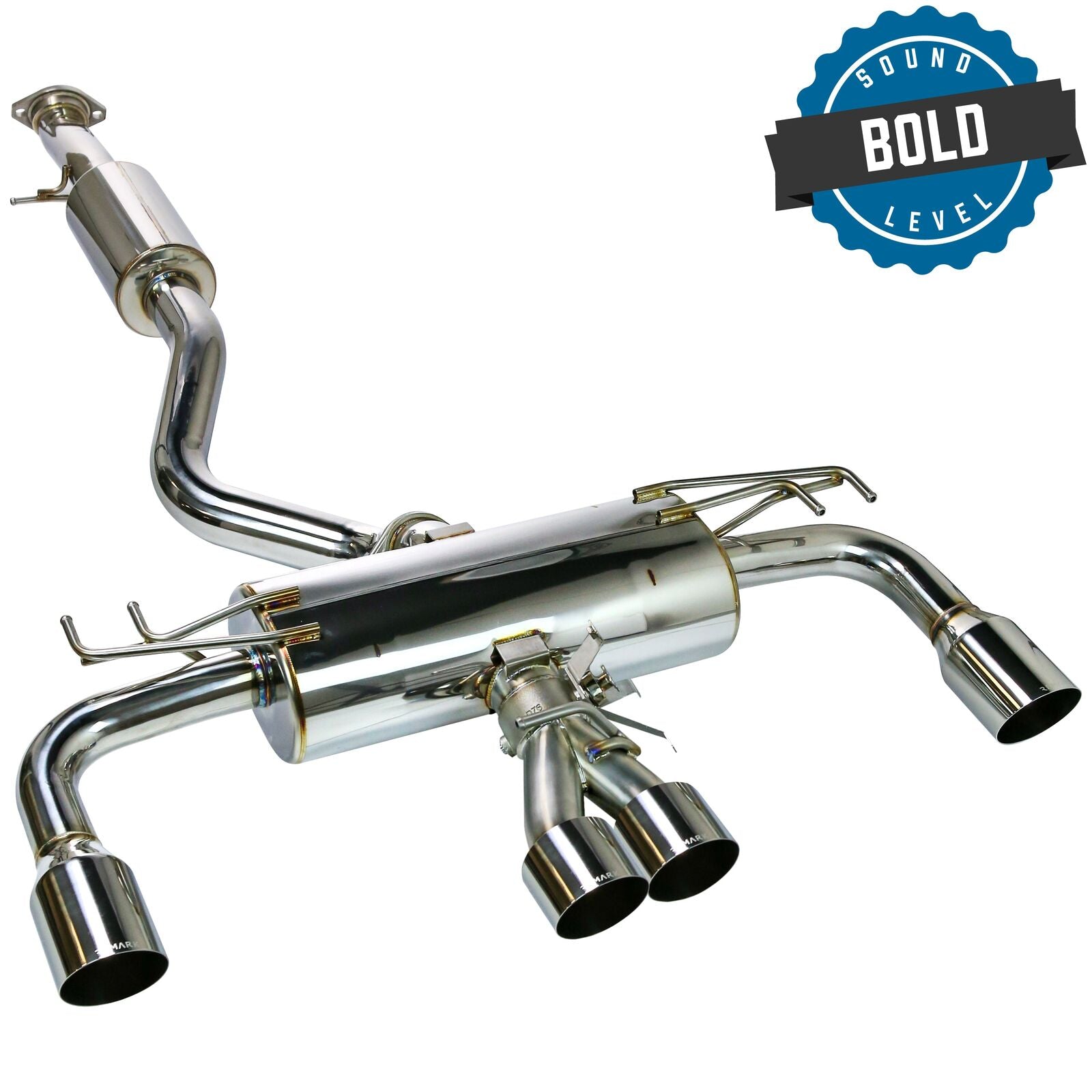 Remark Cat-Back Exhaust Elite Spec Quad Tip Stainless Steel - Toyota GR Corolla GZEA14 23+ (RK-C4076T-05) - Remark - Revzone
