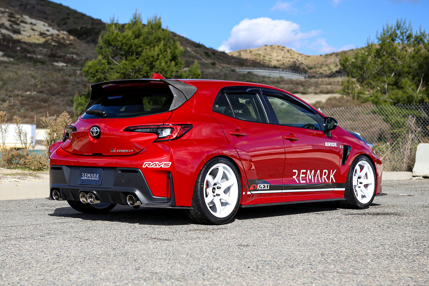 Remark Cat-Back Exhaust Elite Spec Quad Tip Stainless Steel - Toyota GR Corolla GZEA14 23+