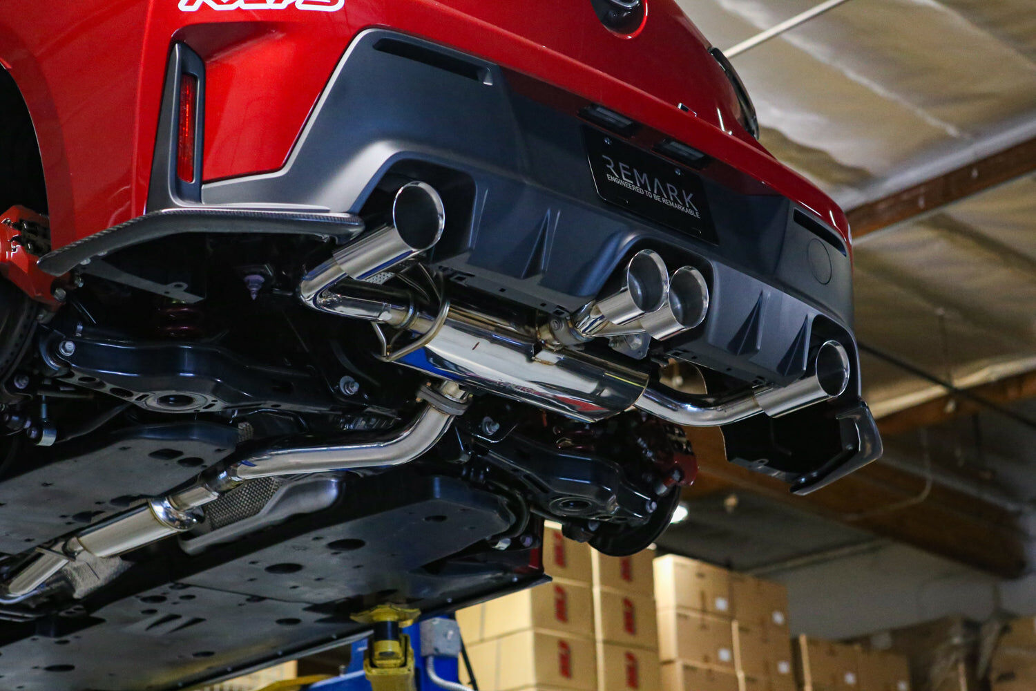 Remark Cat-Back Exhaust Elite Spec Quad Tip Stainless Steel - Toyota GR Corolla GZEA14 23+