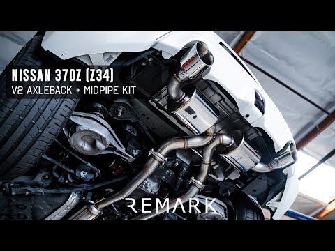 Remark Midpipe Kit Resonated - Nissan 370Z Z34 09-22