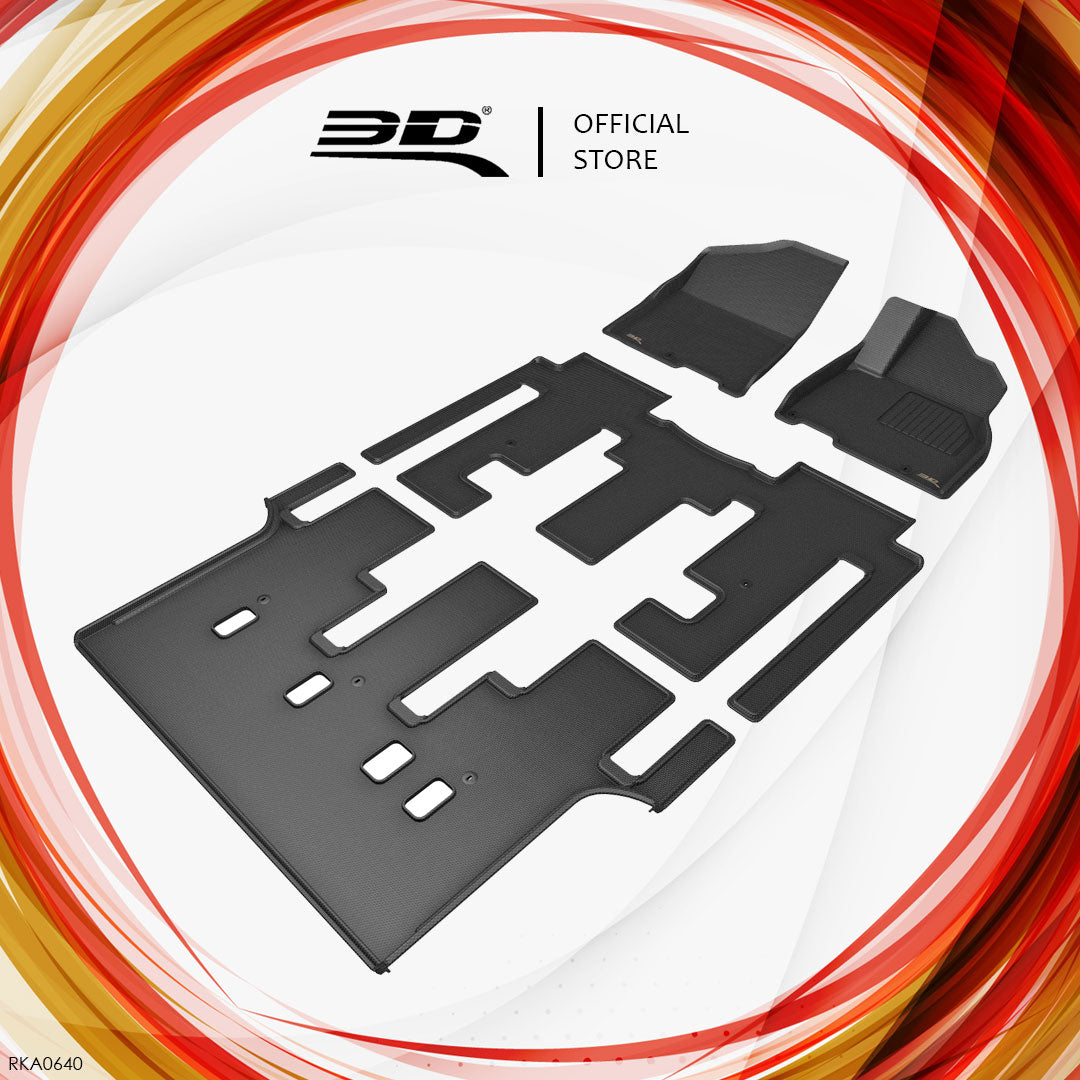 3D MAXpider Kagu all-weather floor liners RKA0640 - Kia Carnival KA4 - Revzone