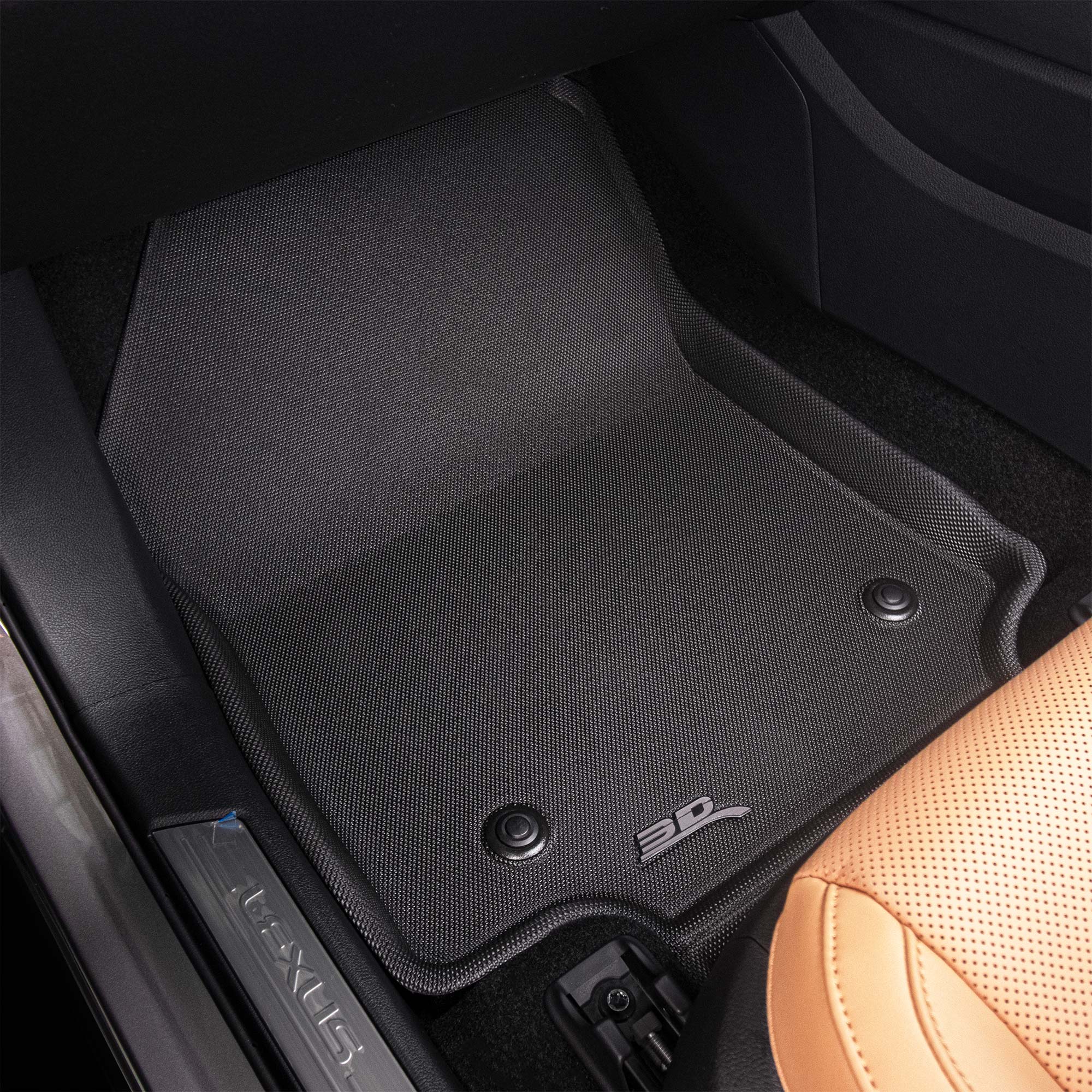 Kagu floor liners raised edge detail - 3D MAXpider - Revzone