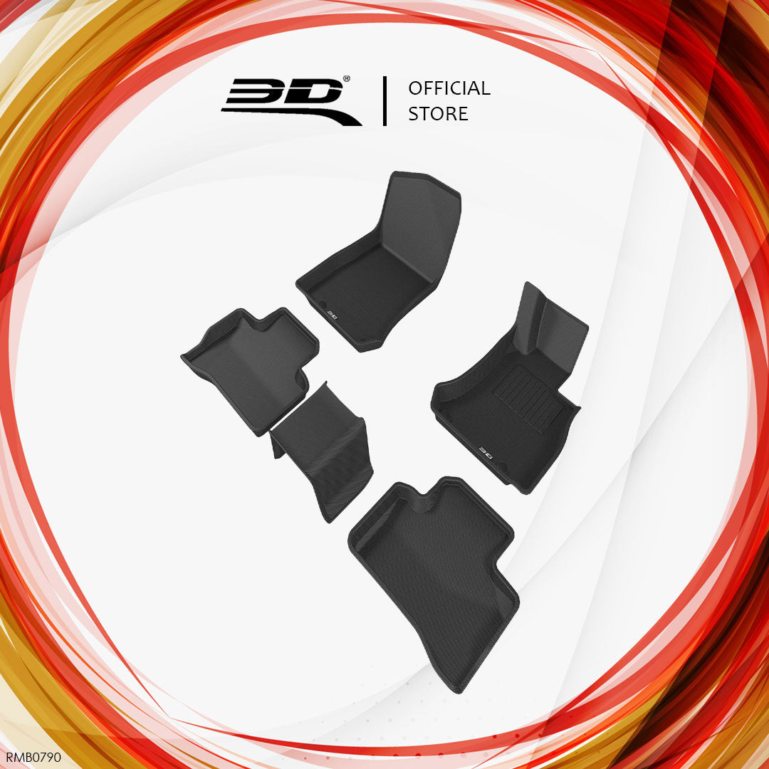 3D MAXpider Kagu all-weather floor liners RMB0790 - Mercedes-Benz GLC X253 - Revzone