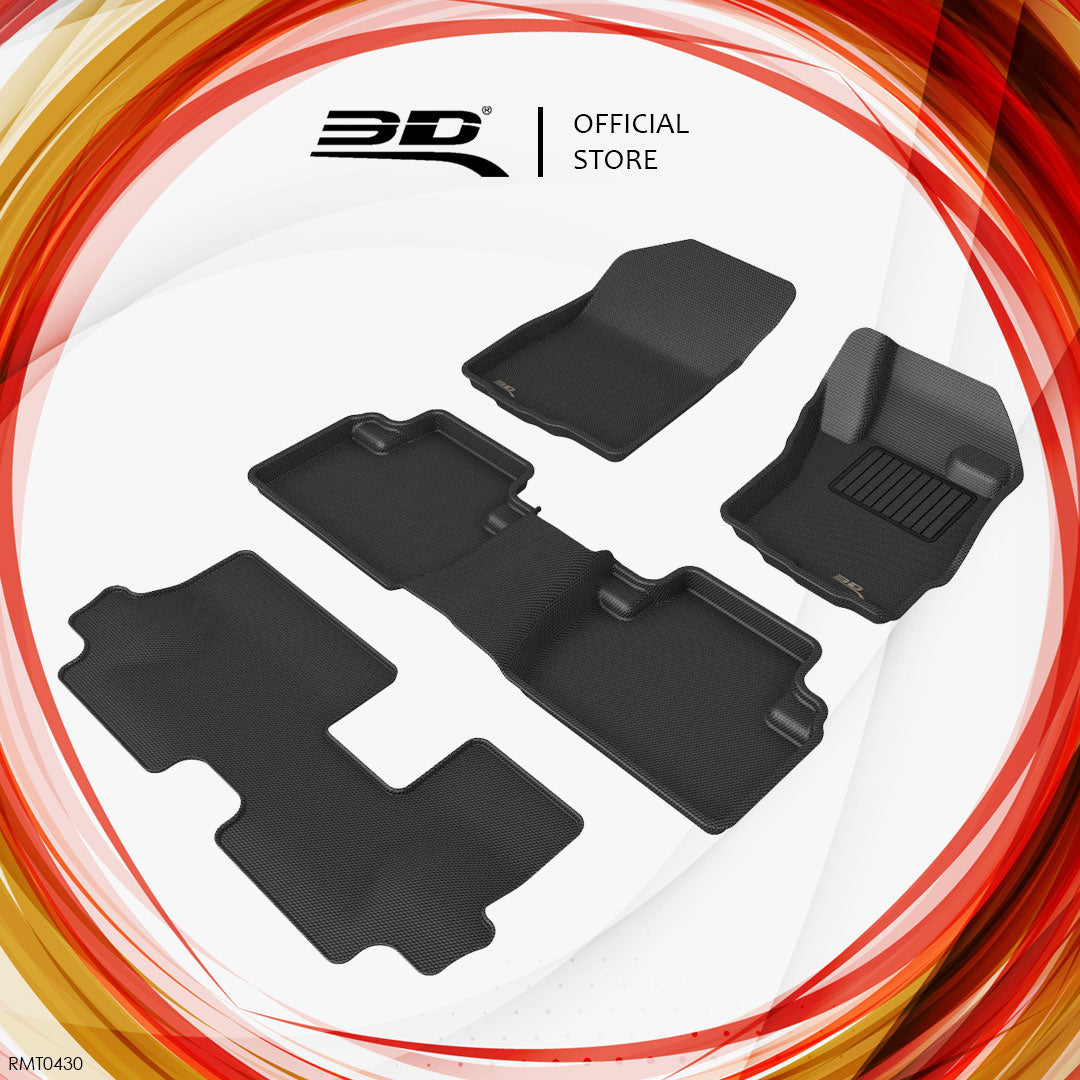 3D MAXpider Kagu all-weather floor liners RMT0430 - Mitsubishi Outlander ZK - Revzone