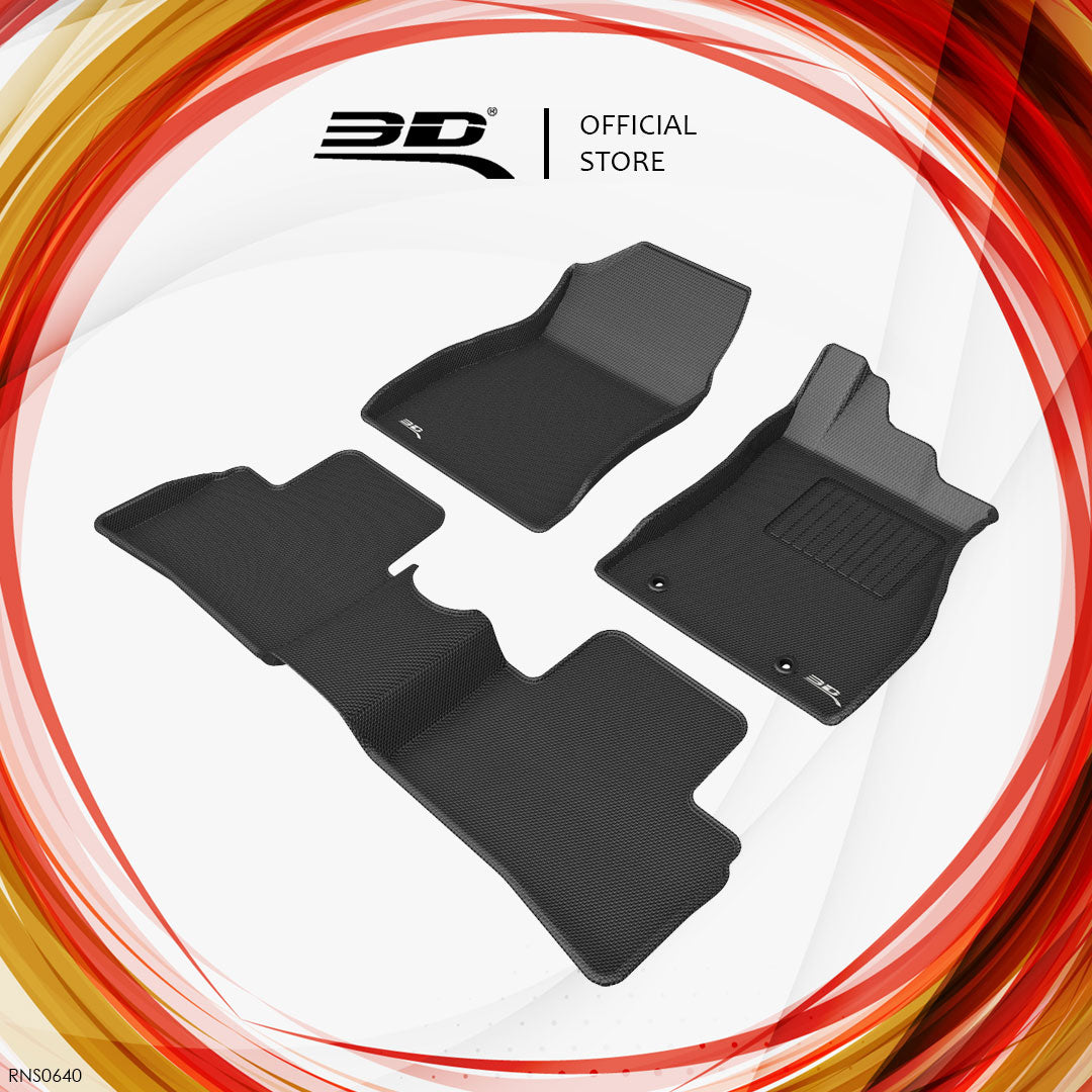 3D MAXpider Kagu all-weather floor liners RNS0640 - Nissan Juke F15 - Revzone