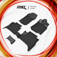 3D MAXpider Kagu all-weather floor liners RNS1310 - Nissan Navara D23 - Revzone
