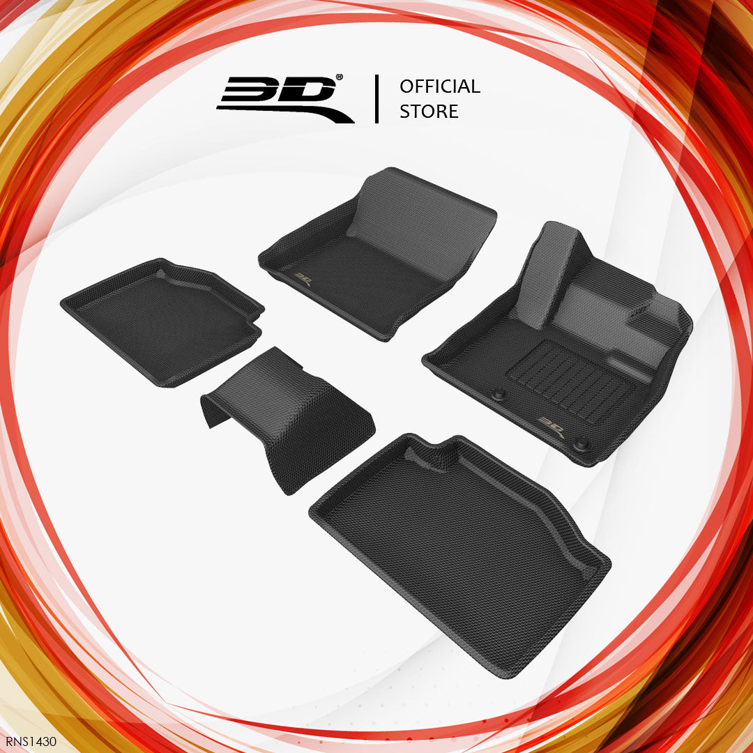 3D MAXpider Kagu all-weather floor liners RNS1430 - Nissan Note E13 - Revzone