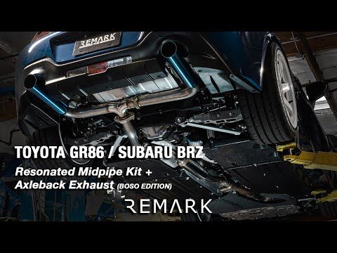 Remark Midpipe Kit Resonated - Subaru BRZ / Toyota GR86 ZD8/ZN8 22+