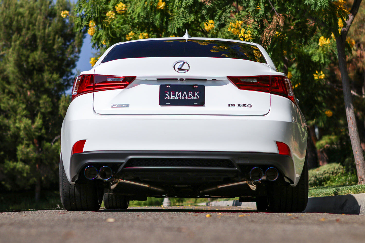 Remark Axle-Back Exhaust Stainless Double Wall Tip (Muffler Version) - Lexus IS200T/IS300/IS350 XE30 17-19