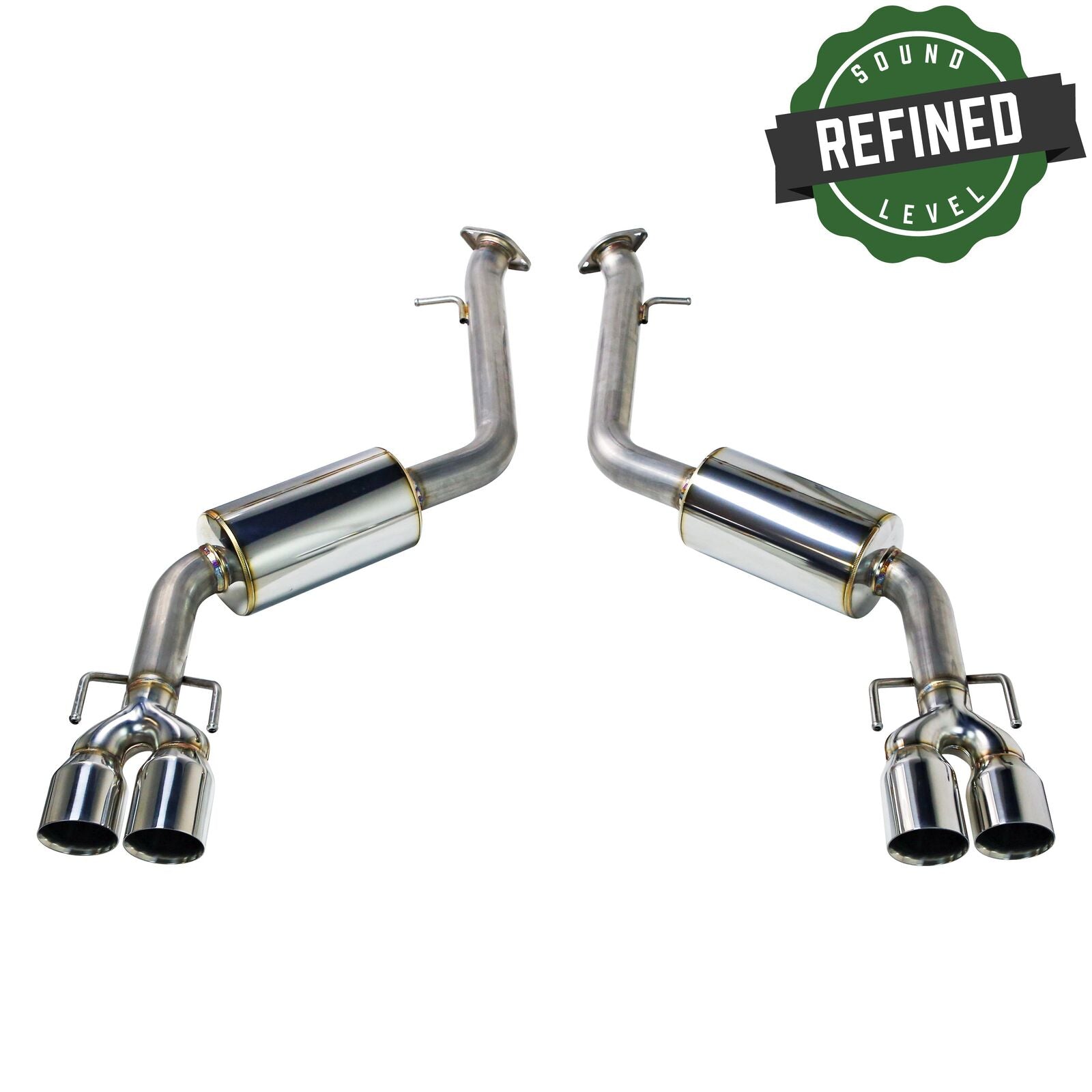 Remark Axle-Back Exhaust Stainless Double Wall Tip (Muffler Version) - Lexus IS200T/IS300/IS350 XE30 17-19 (RO-TSE3-DM) - Remark - Revzone
