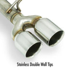 Remark Axle-Back Exhaust Stainless Double Wall Tip - Lexus IS200T/IS300/IS350 XE30 17-19 / Lexus RC200T/RC300/RC350 XE30 15+