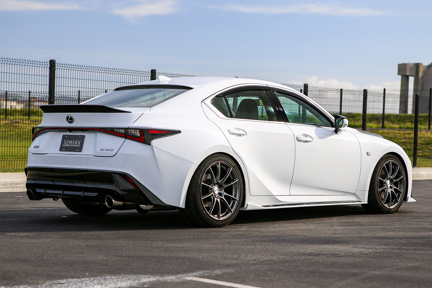 Remark Axle-Back Exhaust Stainless Double Wall Tip (Muffler Version) - Lexus IS300/IS350 XE31 20+