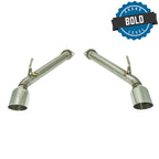 Remark Axle-Back Exhaust Stainless Single Wall Tip - Infiniti Q60 CV37 17+ (RO-TSQ6-S) - Remark - Revzone