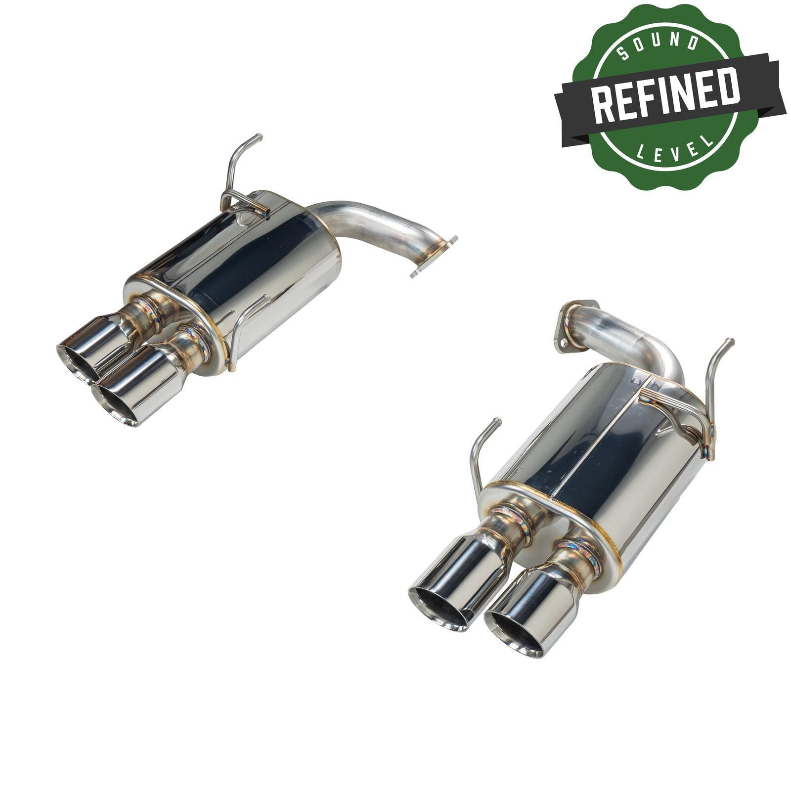 Remark Axle-Back Exhaust Stainless Double Wall Tip (Muffler Version) - Subaru WRX/WRX STI VA 15-21 (RO-TSVA-DM) - Remark - Revzone