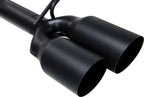 Remark Axle-Back Exhaust Stainless Single Wall Tip (4" Version) Cerakote Black Coating - Subaru WRX/WRX STI VA 15-21