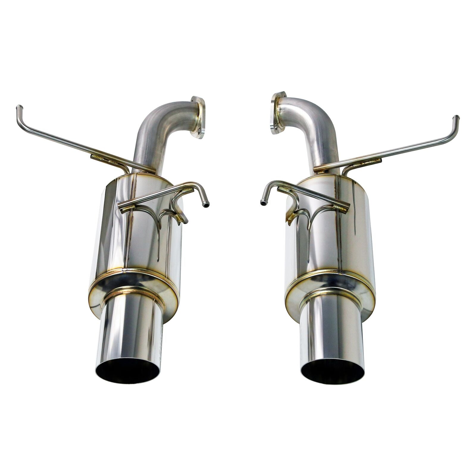 Remark Axle-Back Exhaust Dual R1 Spec Stainless - Subaru WRX VB 22+