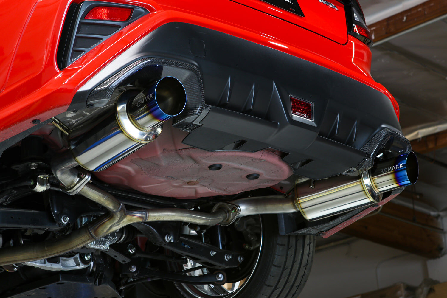 Remark Axle-Back Exhaust Dual R1 Spec Stainless - Subaru WRX VB 22+