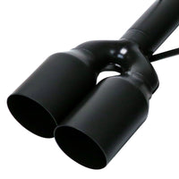 Remark Axle-Back Exhaust Stainless Single Wall Tip (4" Version) Cerakote Black Coating - Subaru WRX VB 22+