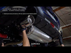 Remark Axle-Back Exhaust Stainless Single Wall Tip Stealth - Subaru BRZ / Toyota GR86 ZD8/ZN8 22+