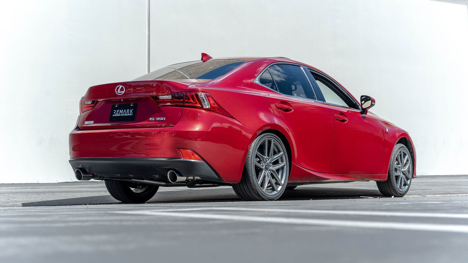 Remark Axle-Back Exhaust Burnt Stainless Double Wall Tip - Lexus IS250/IS300/IS350 XE30 14-16