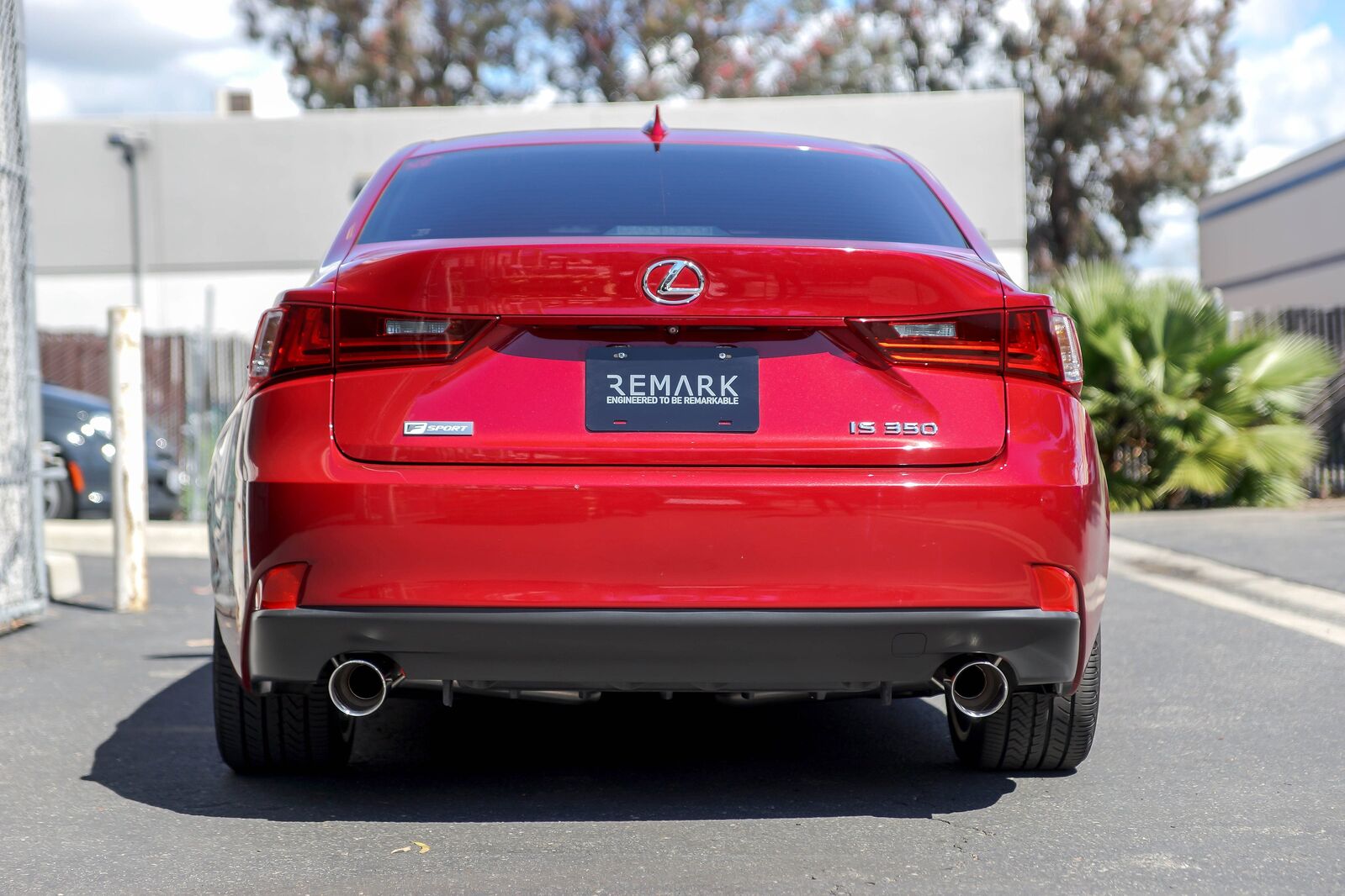 Remark Axle-Back Exhaust Burnt Stainless Double Wall Tip - Lexus IS250/IS300/IS350 XE30 14-16