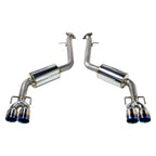 Remark Axle-Back Exhaust Burnt Stainless Double Wall Tip (Muffler Version) - Lexus IS200T/IS300/IS350 XE30 17-19 (RO-TTE3-DM) - Remark - Revzone