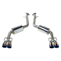 Remark Axle-Back Exhaust Burnt Stainless Double Wall Tip (Muffler Version) - Lexus IS200T/IS300/IS350 XE30 17-19 (RO-TTE3-DM) - Remark - Revzone