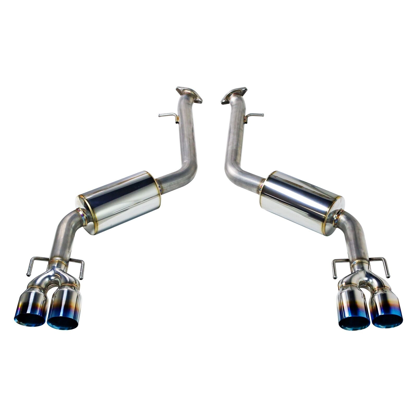 Remark Axle-Back Exhaust Burnt Stainless Double Wall Tip (Muffler Version) - Lexus IS200T/IS300/IS350 XE30 17-19 (RO-TTE3-DM) - Remark - Revzone