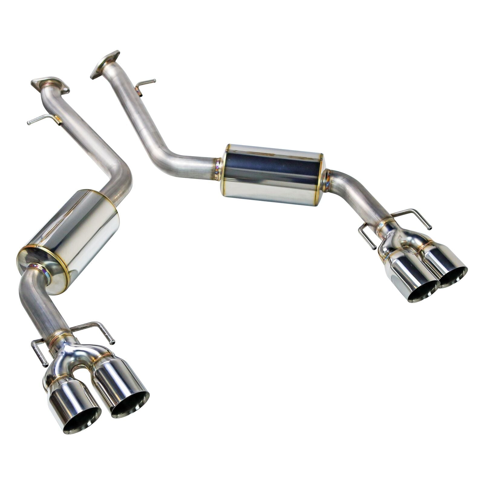 Remark Axle-Back Exhaust Burnt Stainless Double Wall Tip (Muffler Version) - Lexus IS200T/IS300/IS350 XE30 17-19