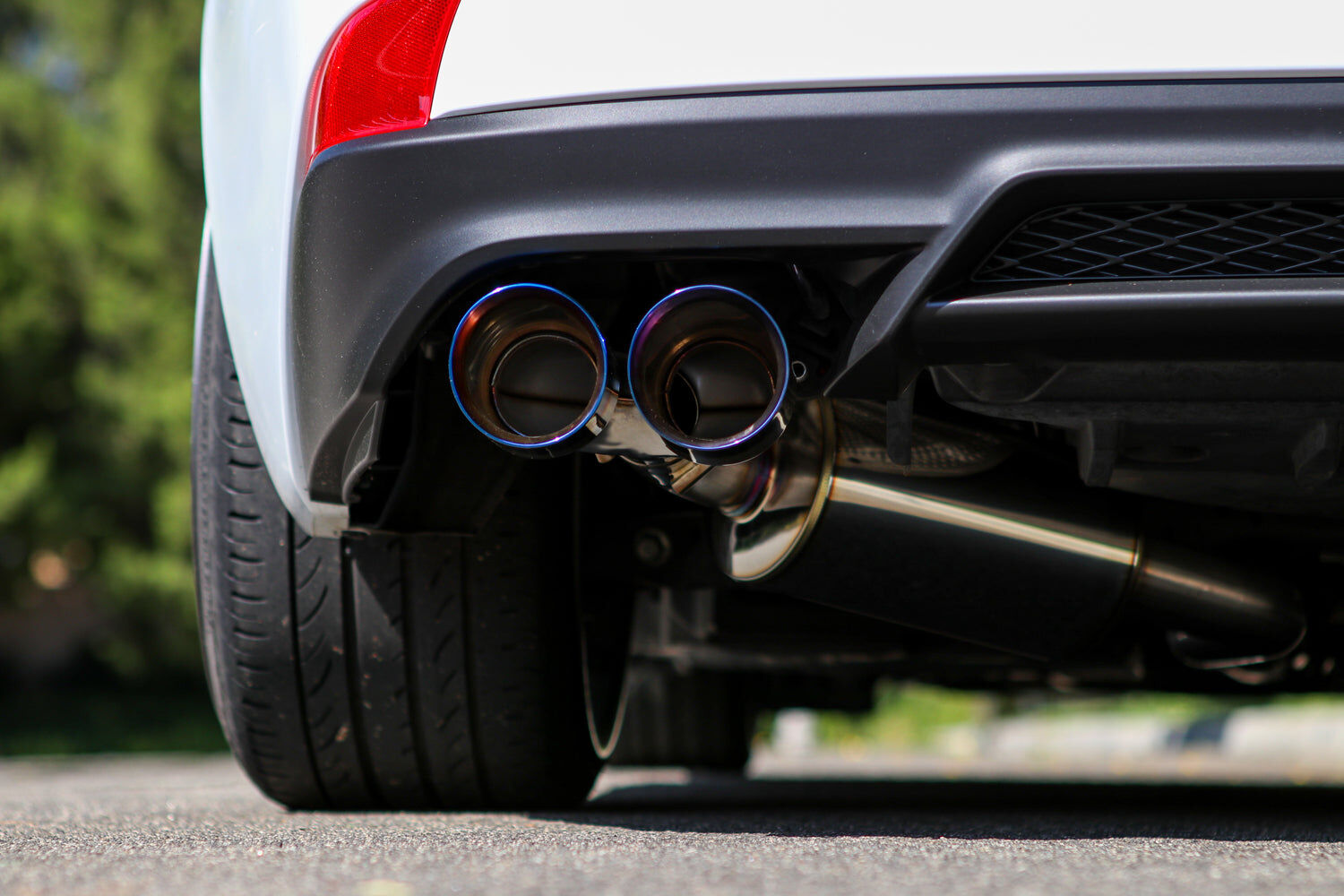 Remark Axle-Back Exhaust Burnt Stainless Double Wall Tip (Muffler Version) - Lexus IS200T/IS300/IS350 XE30 17-19