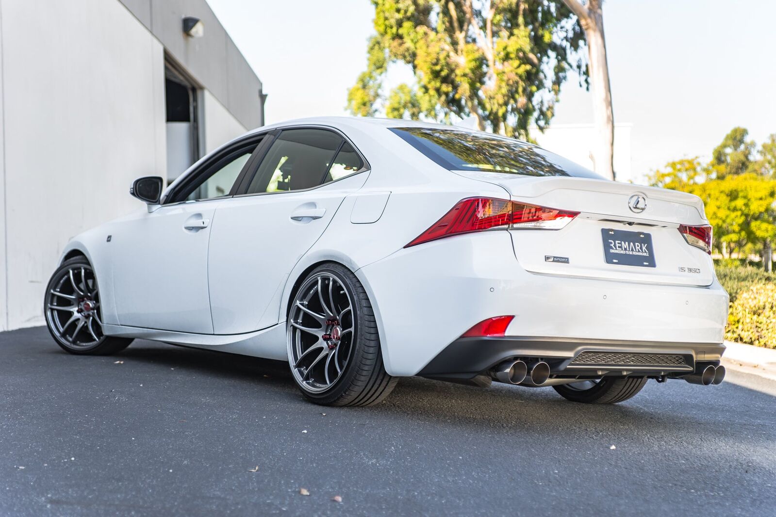 Remark Axle-Back Exhaust Burnt Stainless Double Wall Tip - Lexus IS200T/IS300/IS350 XE30 17-19 / Lexus RC200T/RC300/RC350 XE30 15+