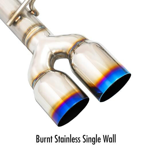 Remark Axle-Back Exhaust Burnt Stainless Single Wall Tip - Lexus IS200T/IS300/IS350 XE30 17-19 / Lexus RC200T/RC300/RC350 XE30 15+