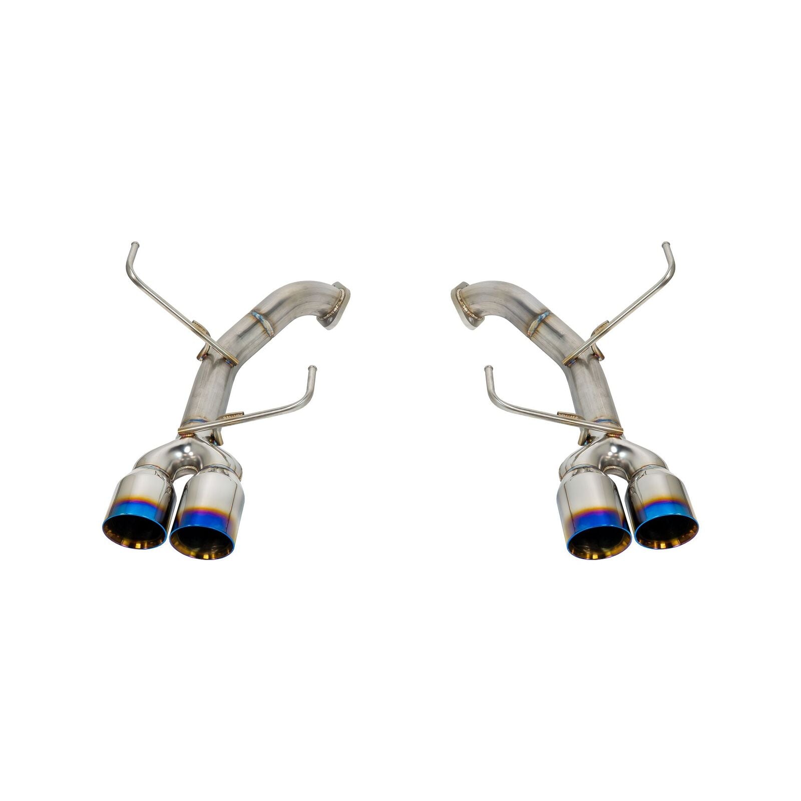 Remark Axle-Back Exhaust Burnt Stainless Double Wall Tip - Subaru WRX/WRX STI GV/GE 07-14 (Sedan) (RO-TTGV-D) - Remark - Revzone