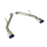 Remark Axle-Back Exhaust Burnt Stainless Single Wall Tip - Infiniti Q50 V37 14+ (RO-TTQ5-S) - Remark - Revzone