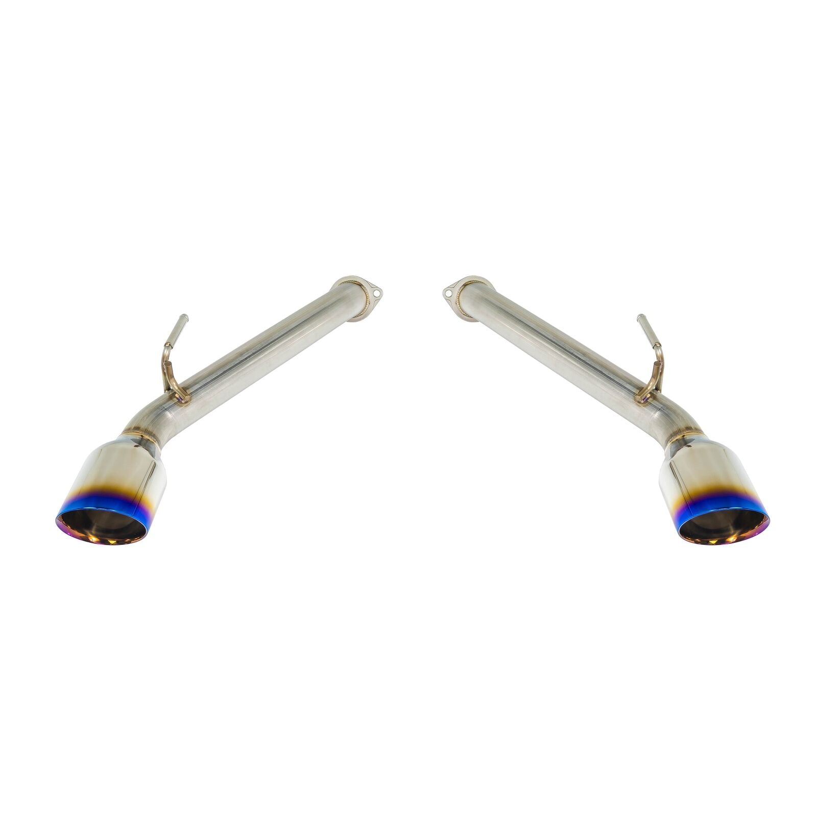 Remark Axle-Back Exhaust Burnt Stainless Single Wall Tip - Infiniti Q60 CV37 17+ (RO-TTQ6-S) - Remark - Revzone