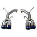 Remark Axle-Back Exhaust Burnt Stainless Double Wall Tip (4" Version) - Subaru WRX/WRX STI VA 15-21 (RO-TTVA-D4) - Remark - Revzone