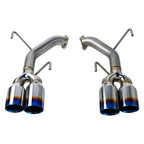 Remark Axle-Back Exhaust Burnt Stainless Double Wall Tip (4" Version) - Subaru WRX/WRX STI VA 15-21 (RO-TTVA-D4) - Remark - Revzone